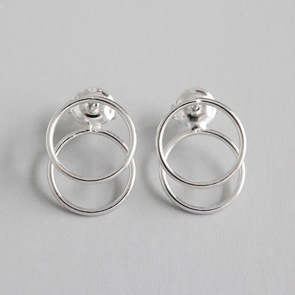 Two Circles Stud Earrings