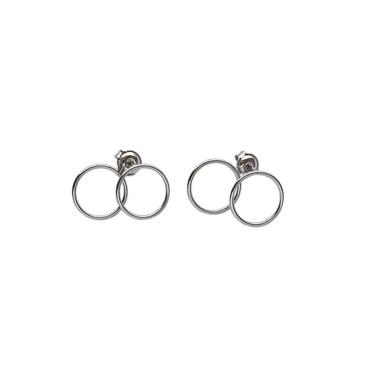 Two Circles Stud Earrings