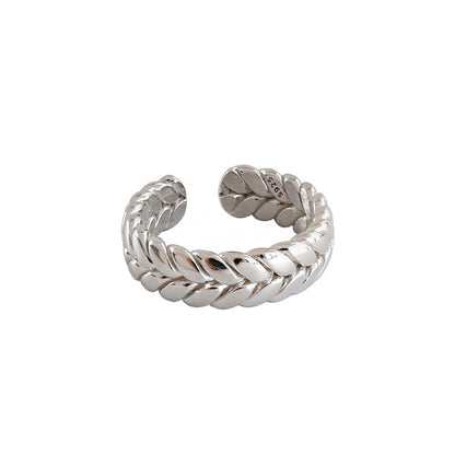 Wheat Pattern Adjustable Ring