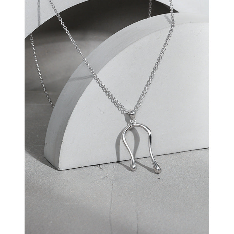 Letter U Shape Necklace