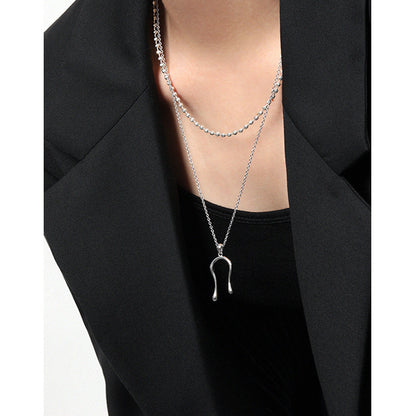 Letter U Shape Necklace